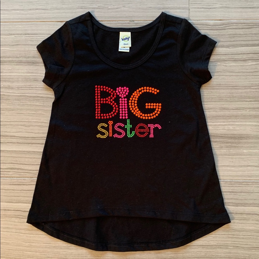 Big sister swing tee shirt